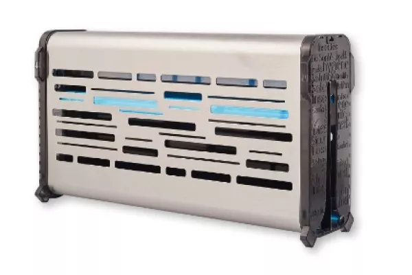 Destructeur d'insectes inox avec plaque de glu suspendus ou muraux "Capture" Visuel 1 principal